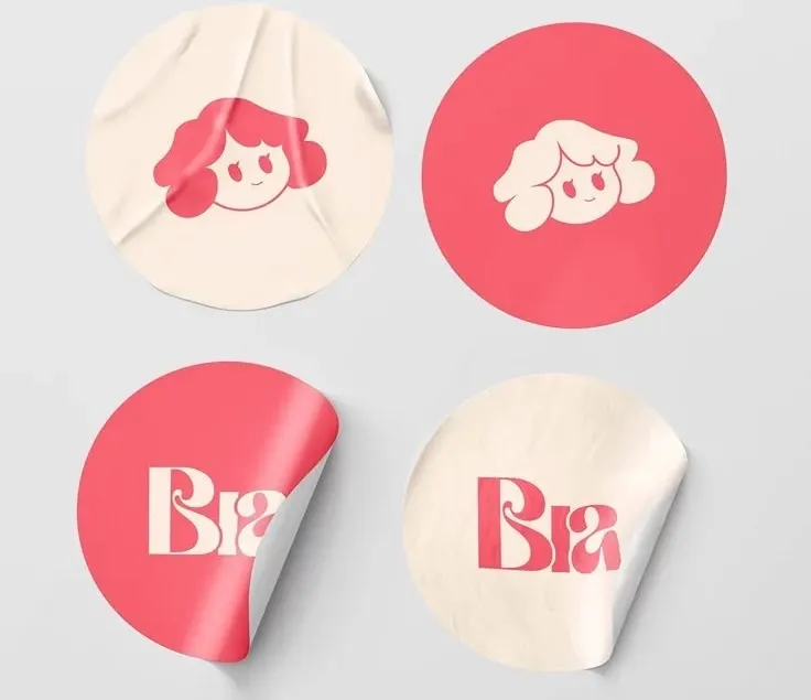 Restaurant and café stickers